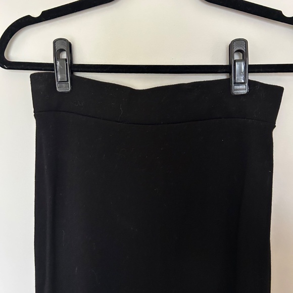 Black Knit Midi Skirt - Picture 2 of 4